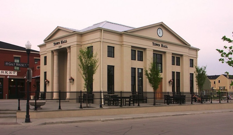 New Town, Saint Charles, Missouri - town hall
