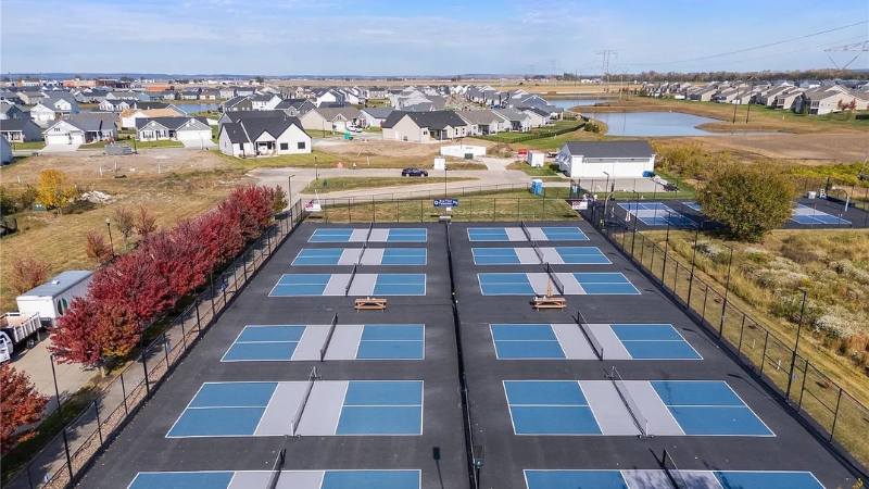 Pickle Ball Courts at New Town 