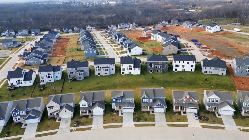 New homes at the Streets of Caledonia