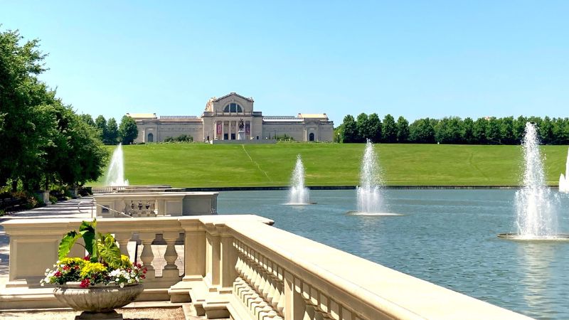 Forest Park view of Art Hill