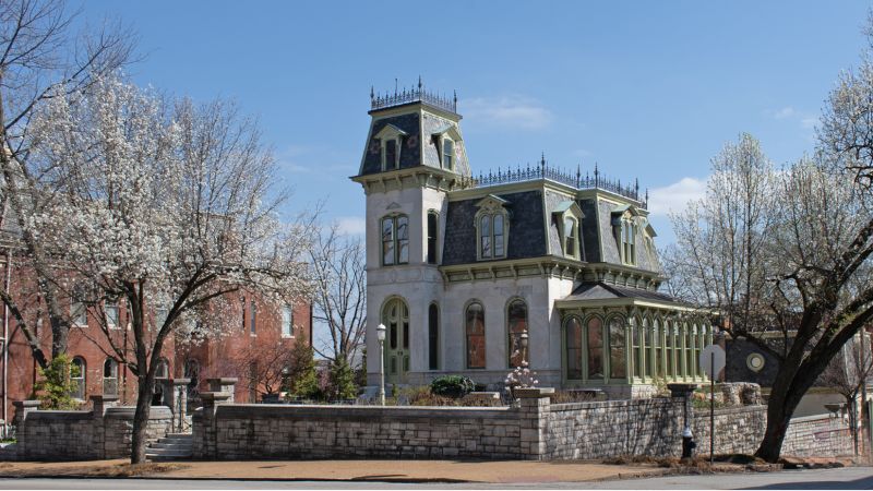 The historic Franz Arzt House in Soulard