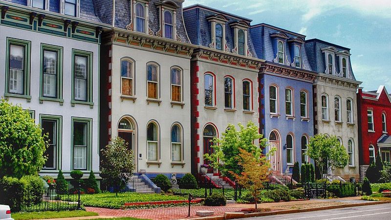 The Painted Ladies of Lafayette Square