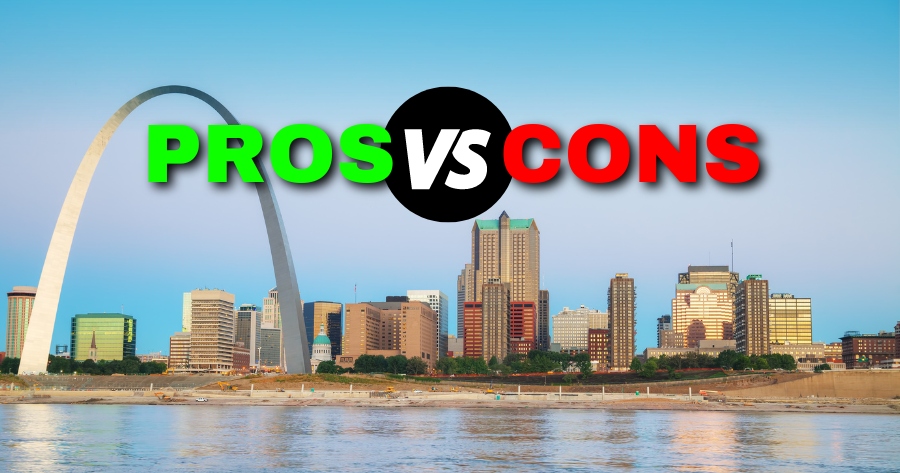 Pros and cons of living in st louis mo