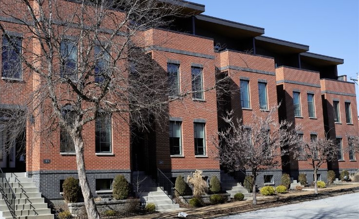 Indiana Ave new homes in Benton Park