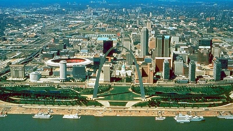 Downtown St. Louis in September 1994