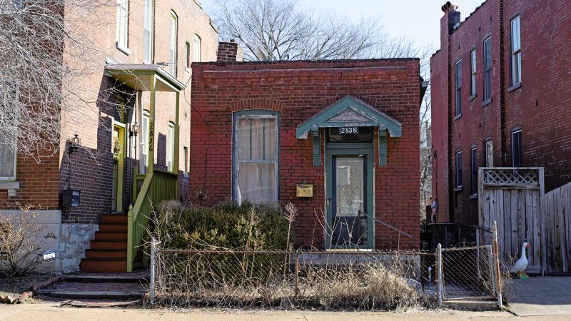 small one-story house