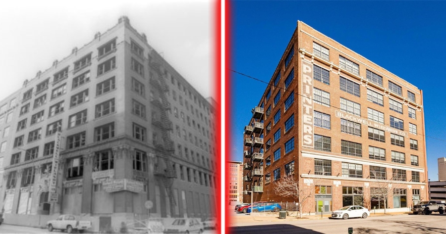 Downtown St. Louis loft buildings