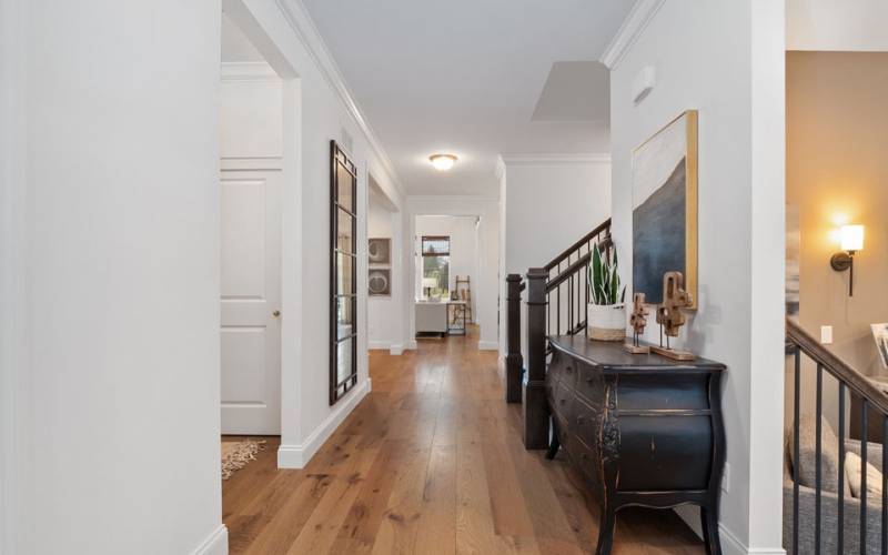 Foyer home design by consort homes cedarstone