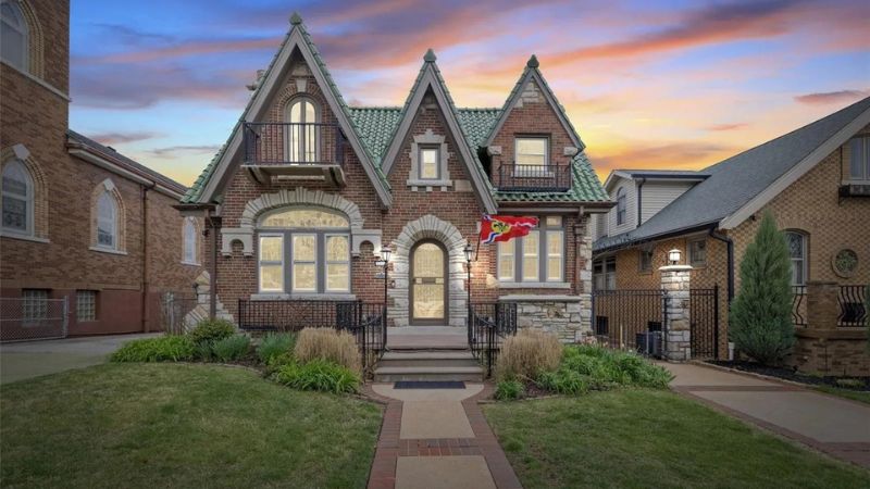 This home was built in 1932 and features an extra-large updated kitchen and stained glass windows