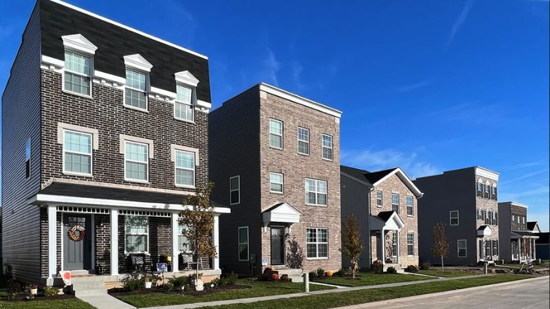 New construction by McBride Homes on The Hill