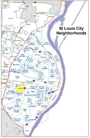 St Louis Map