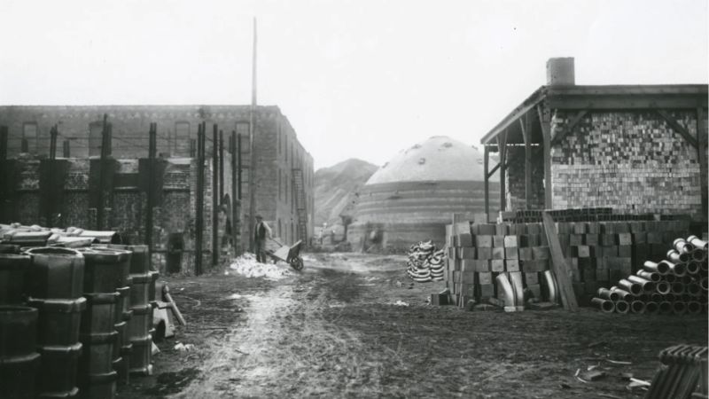 Brickyards with Kiln in the background