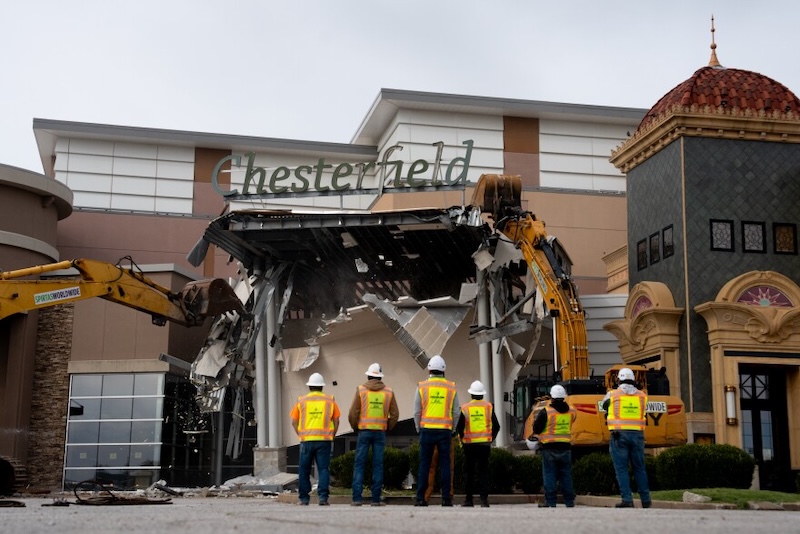 Chesterfield Mall Demolition Photo