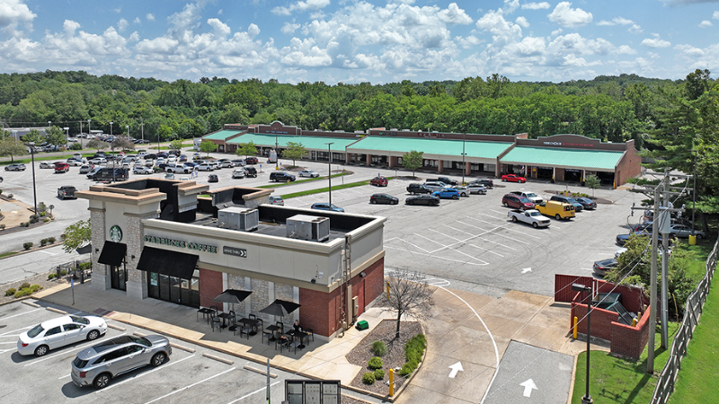 Shopping area off of Manchester Rd in Ballwin, MO