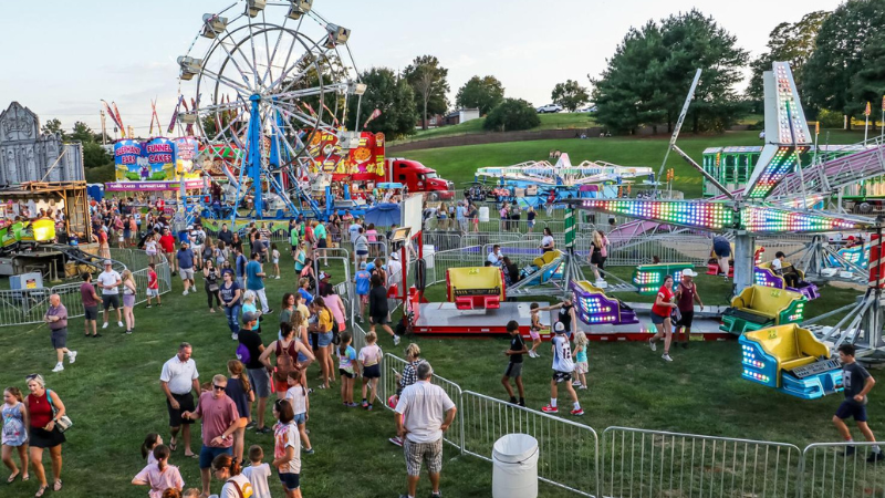 A scene from Ballwin Days Festival in Vlasis Park