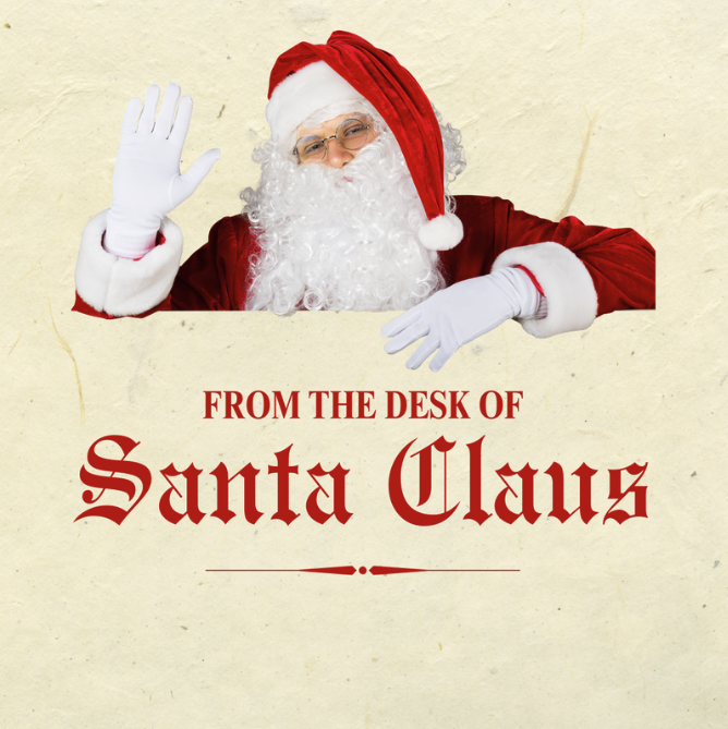 Letters to santa graphic