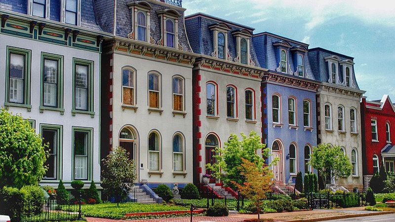 The Painted Ladies of LaFayette Square