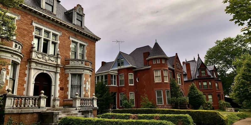 Historic homes in Compton Heights